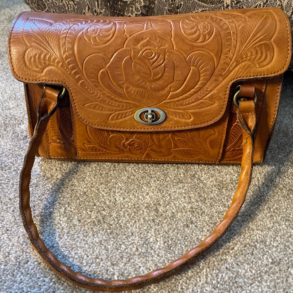 Patricia Nash Satchel/Wallet/Zip Small Wallet Burnished Gold